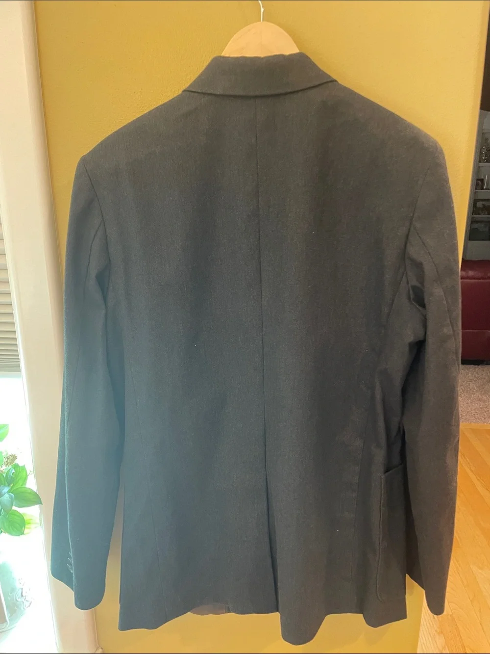 NWOT Banana Republic Men's Dark Charcoal Gray Blazer